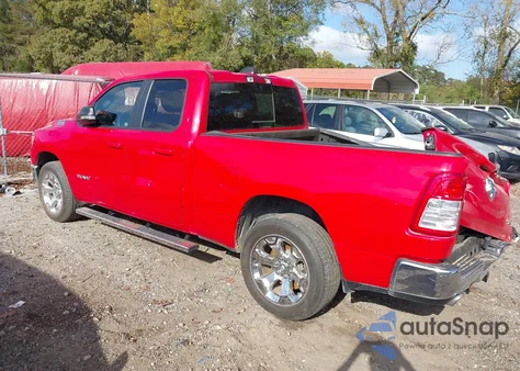 2021 Ram 1500 Big Horn 4X4 6'4 Box from USA, damaged, VIN 1C6SRFBT1MN573630